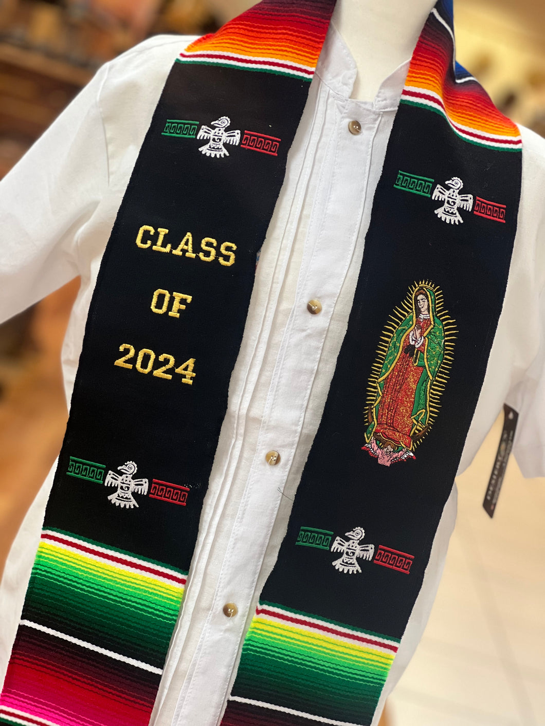 Class 2024 Embroidered Theme Stole