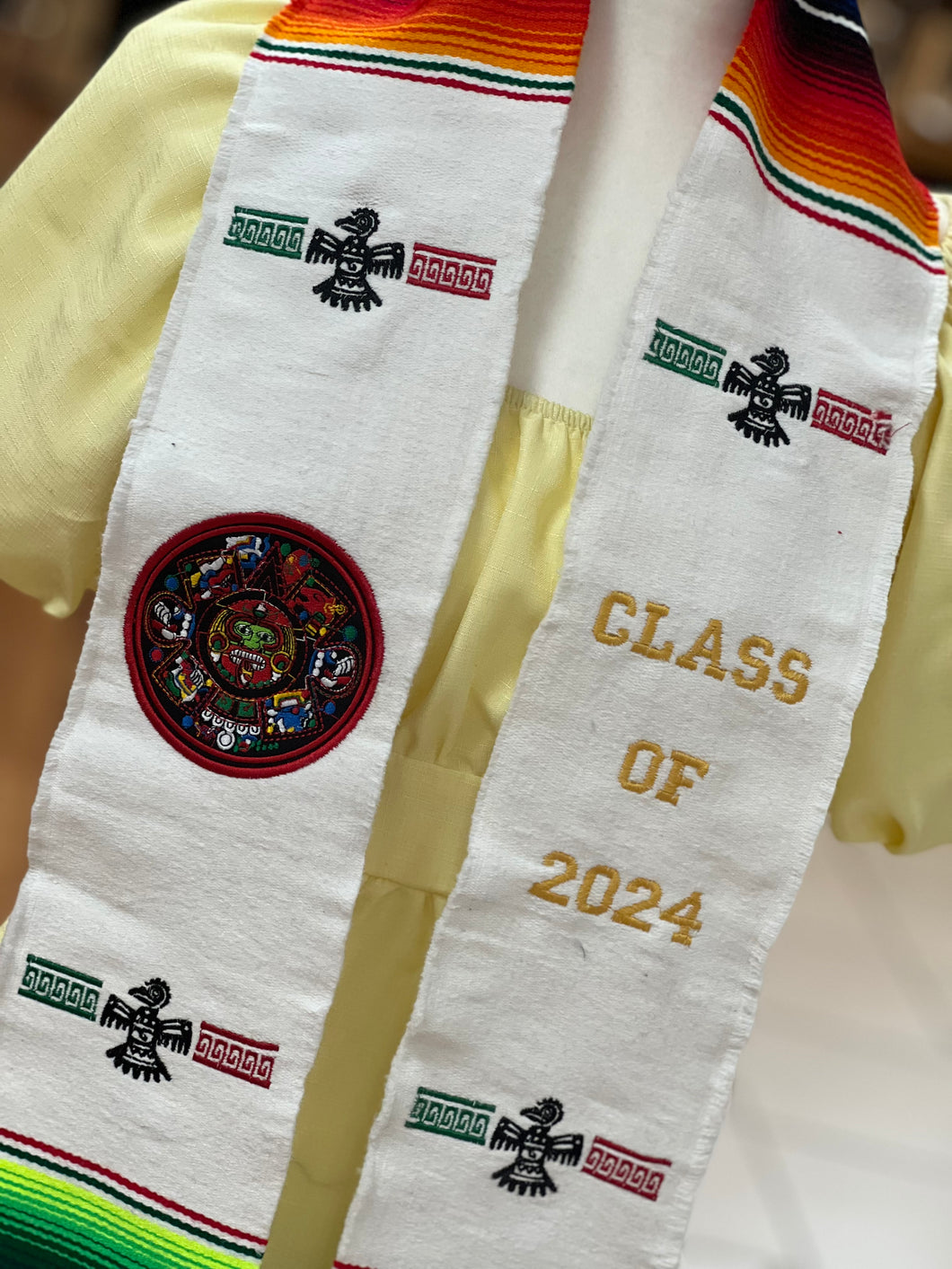 Class 2024 Embroidered Theme Stole